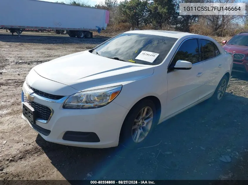 2015 Chevrolet Malibu 1Lt VIN: 1G11C5SL7FU146664 Lot: 40184985