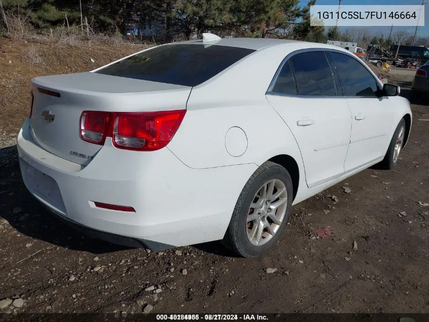 2015 Chevrolet Malibu 1Lt VIN: 1G11C5SL7FU146664 Lot: 40184985