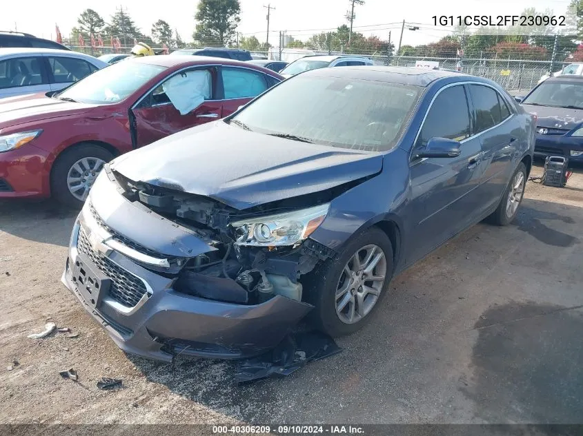 2015 Chevrolet Malibu 1Lt VIN: 1G11C5SL2FF230962 Lot: 40306209