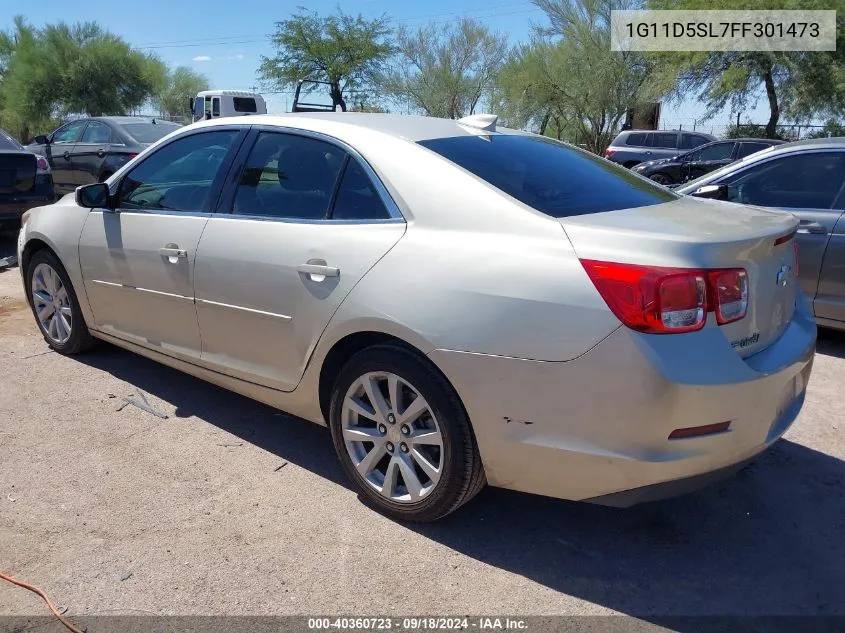 1G11D5SL7FF301473 2015 Chevrolet Malibu 2Lt