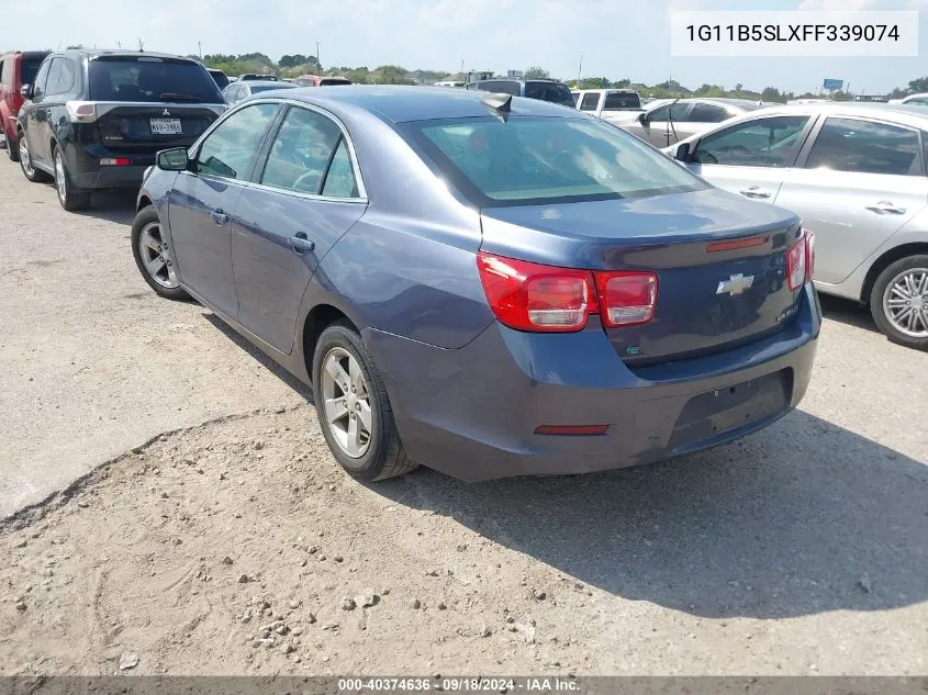 2015 Chevrolet Malibu Ls VIN: 1G11B5SLXFF339074 Lot: 40374636