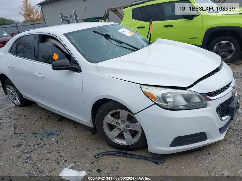 1G11B5SLXFU103939 2015 Chevrolet Malibu Ls