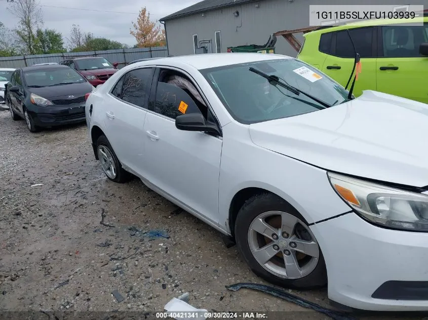 1G11B5SLXFU103939 2015 Chevrolet Malibu Ls