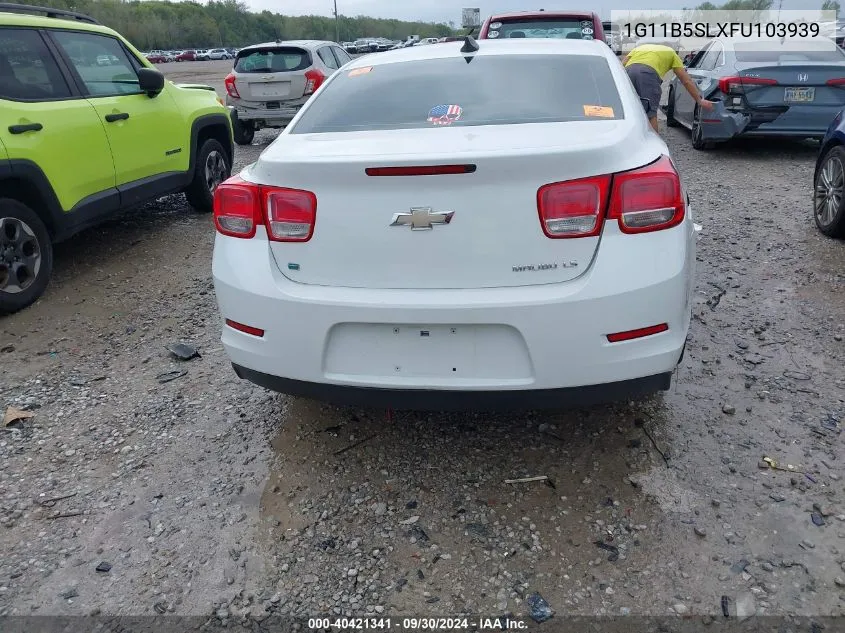 1G11B5SLXFU103939 2015 Chevrolet Malibu Ls