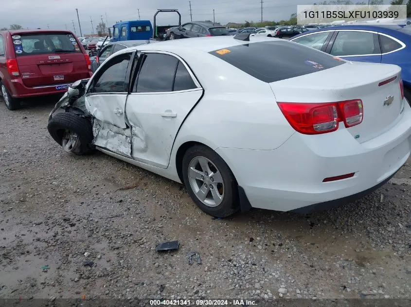 2015 Chevrolet Malibu Ls VIN: 1G11B5SLXFU103939 Lot: 40421341