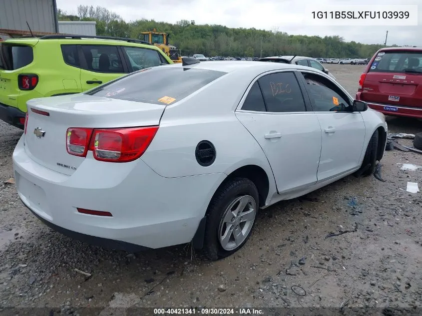 1G11B5SLXFU103939 2015 Chevrolet Malibu Ls