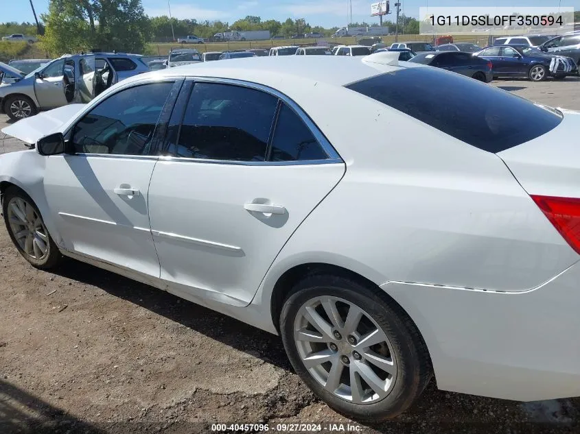 1G11D5SL0FF350594 2015 Chevrolet Malibu 2Lt