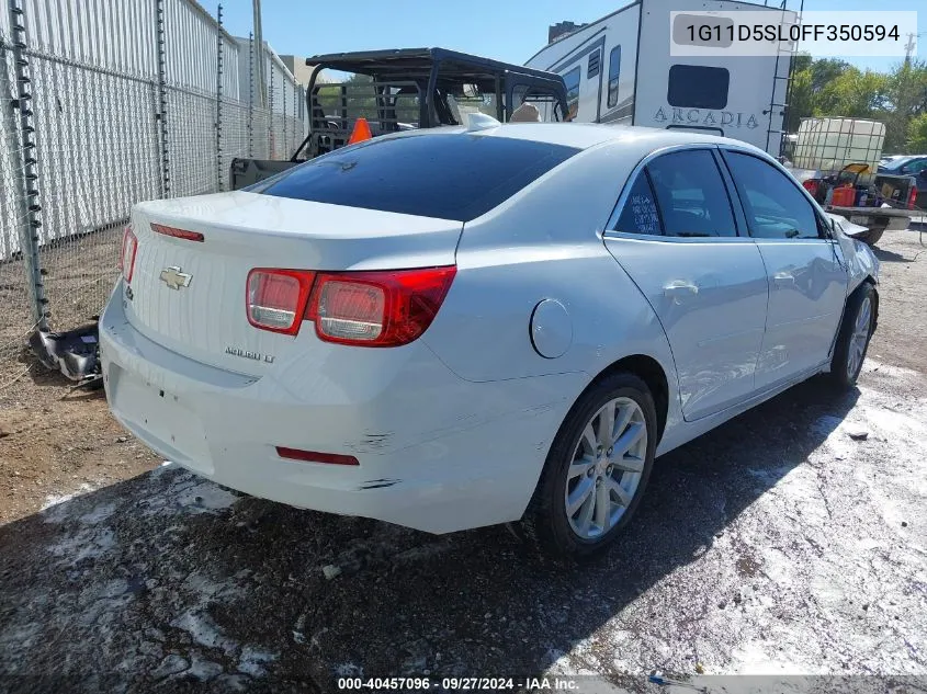 1G11D5SL0FF350594 2015 Chevrolet Malibu 2Lt