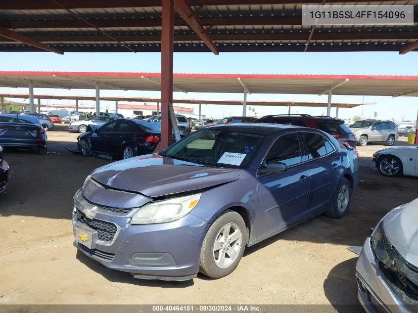 2015 Chevrolet Malibu Ls VIN: 1G11B5SL4FF154096 Lot: 40464151