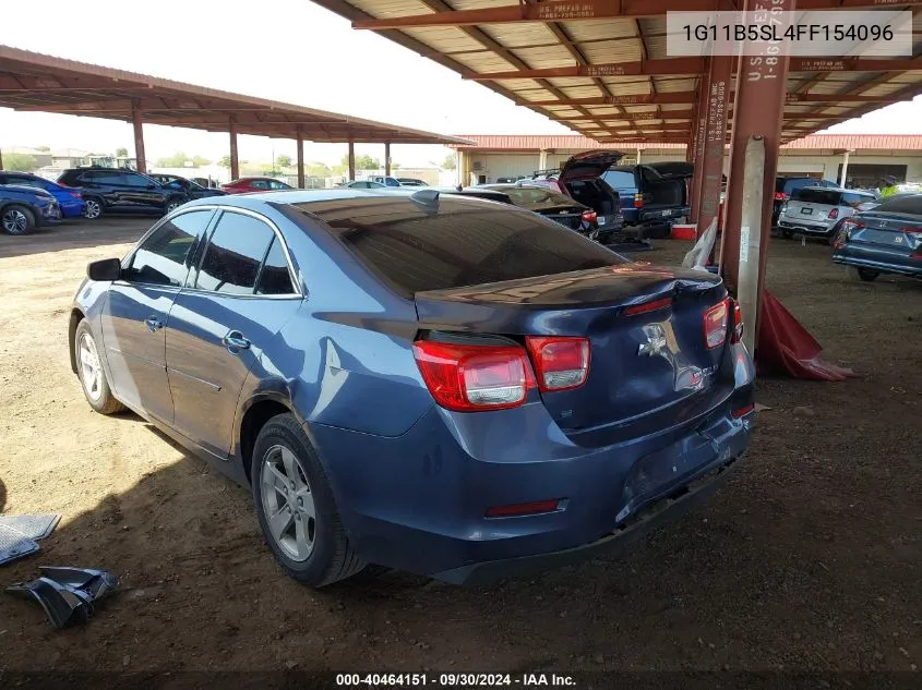 2015 Chevrolet Malibu Ls VIN: 1G11B5SL4FF154096 Lot: 40464151