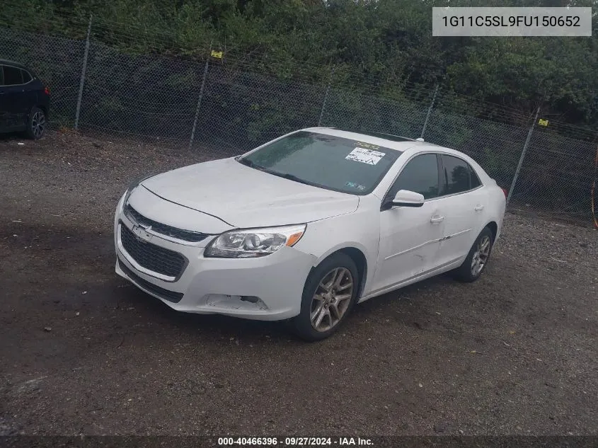 1G11C5SL9FU150652 2015 Chevrolet Malibu 1Lt