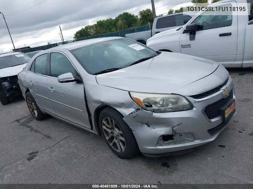 1G11C5SL1FU118195 2015 Chevrolet Malibu 1Lt