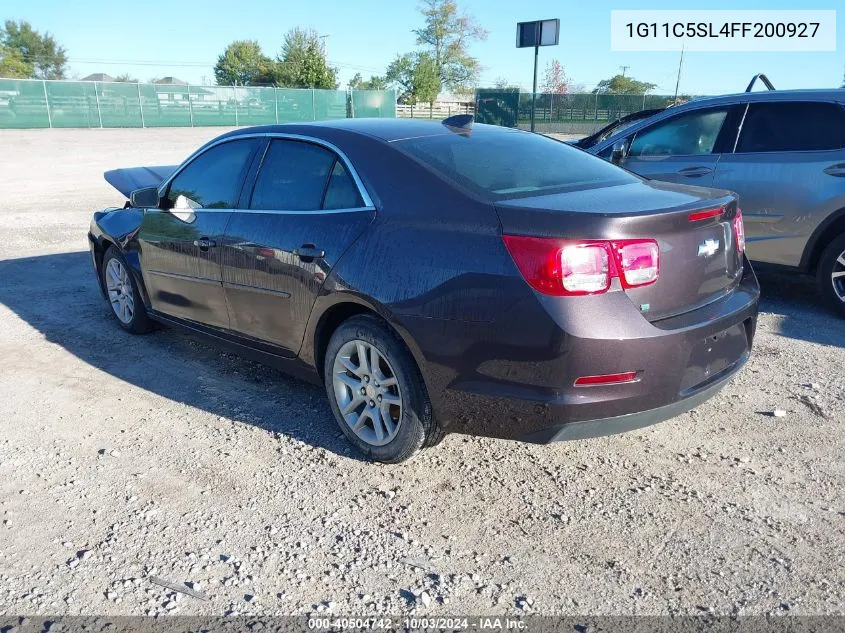 1G11C5SL4FF200927 2015 Chevrolet Malibu 1Lt