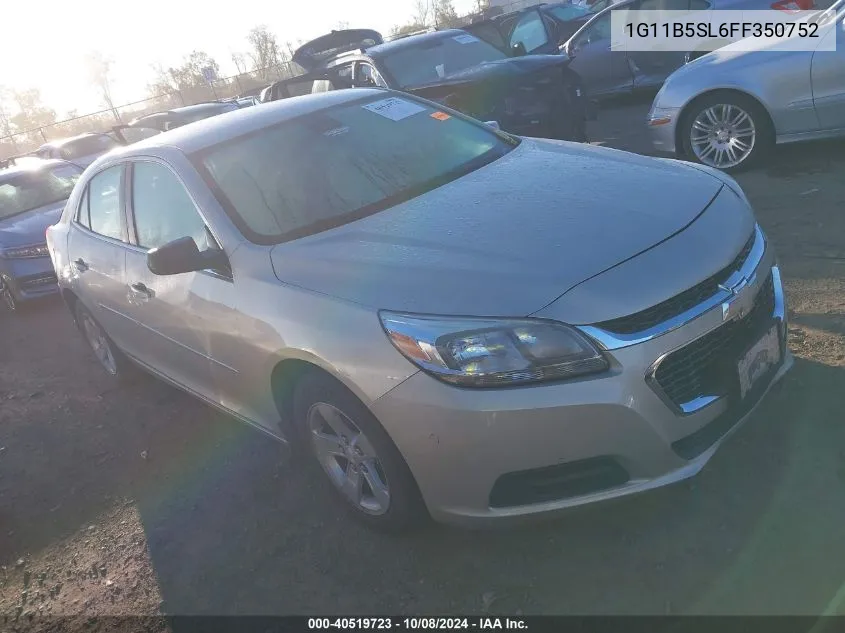 1G11B5SL6FF350752 2015 Chevrolet Malibu Ls