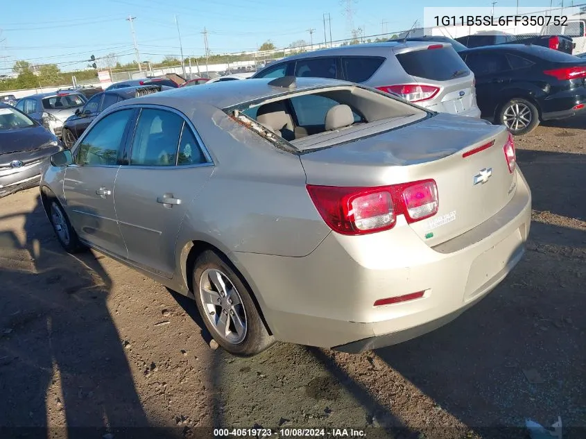 1G11B5SL6FF350752 2015 Chevrolet Malibu Ls