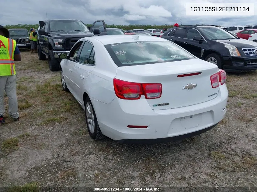 2015 Chevrolet Malibu 1Lt VIN: 1G11C5SL2FF211134 Lot: 40521234