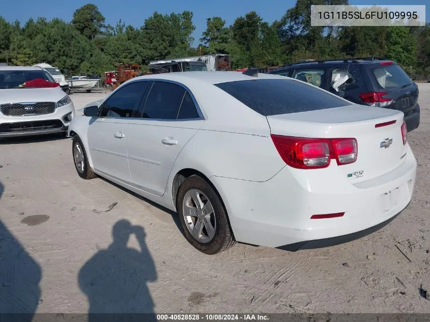 2015 Chevrolet Malibu Ls VIN: 1G11B5SL6FU109995 Lot: 40528528