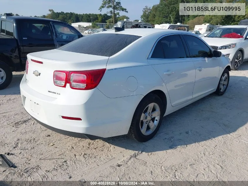 2015 Chevrolet Malibu Ls VIN: 1G11B5SL6FU109995 Lot: 40528528