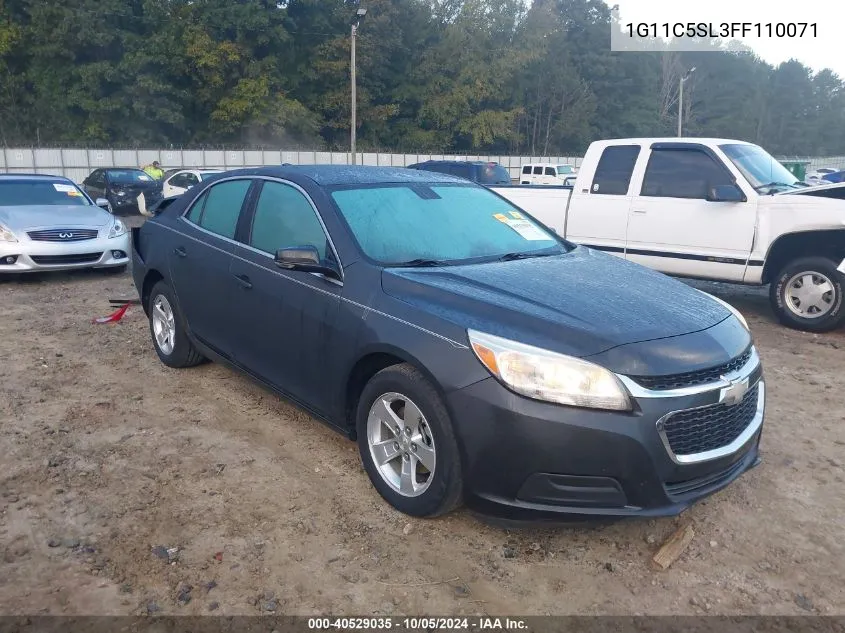 1G11C5SL3FF110071 2015 Chevrolet Malibu 1Lt