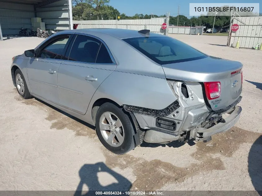 1G11B5SL8FF116807 2015 Chevrolet Malibu Ls