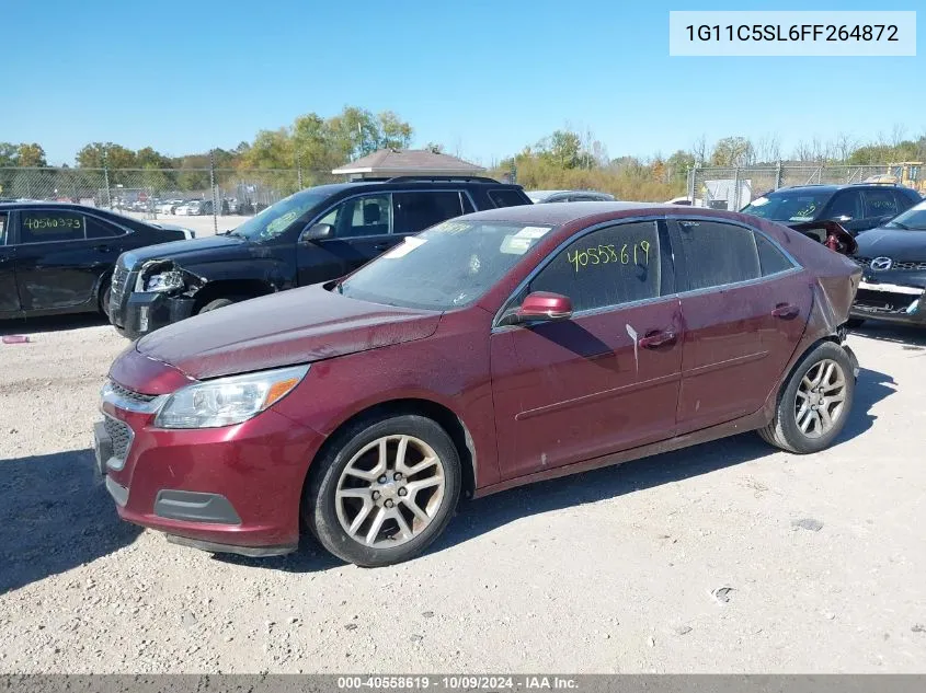 1G11C5SL6FF264872 2015 Chevrolet Malibu 1Lt