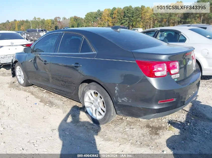 2015 Chevrolet Malibu 1Lt VIN: 1G11C5SLXFF343395 Lot: 40643642