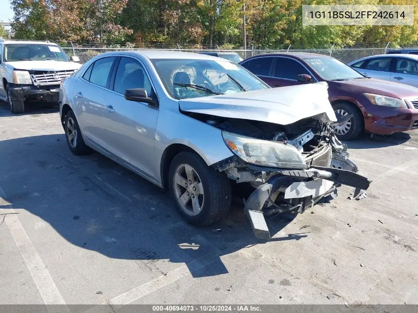 2015 Chevrolet Malibu Ls VIN: 1G11B5SL2FF242614 Lot: 40694073