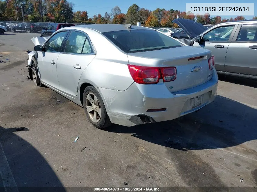 2015 Chevrolet Malibu Ls VIN: 1G11B5SL2FF242614 Lot: 40694073