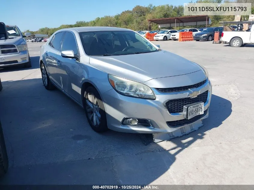 1G11D5SLXFU115793 2015 Chevrolet Malibu 2Lt