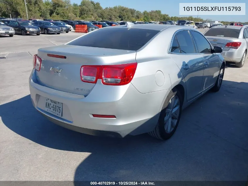 2015 Chevrolet Malibu 2Lt VIN: 1G11D5SLXFU115793 Lot: 40702919