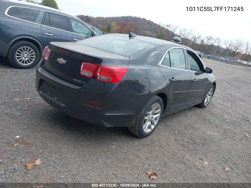 2015 Chevrolet Malibu 1Lt VIN: 1G11C5SL7FF171245 Lot: 40713230