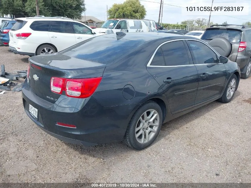 2015 Chevrolet Malibu 1Lt VIN: 1G11C5SL9FF283187 Lot: 40723019