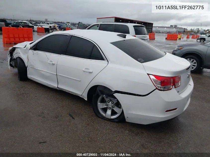 1G11A5SL1FF262775 2015 Chevrolet Malibu 1Fl