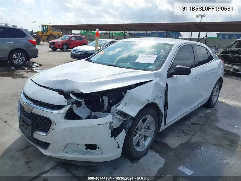 1G11B5SL0FF190531 2015 Chevrolet Malibu Ls