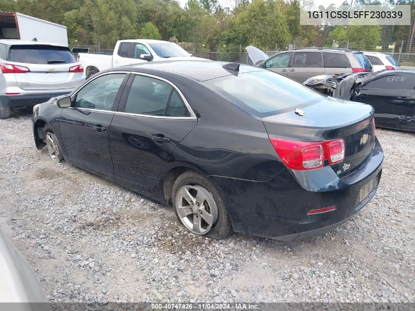 2015 Chevrolet Malibu 1Lt VIN: 1G11C5SL5FF230339 Lot: 40747426