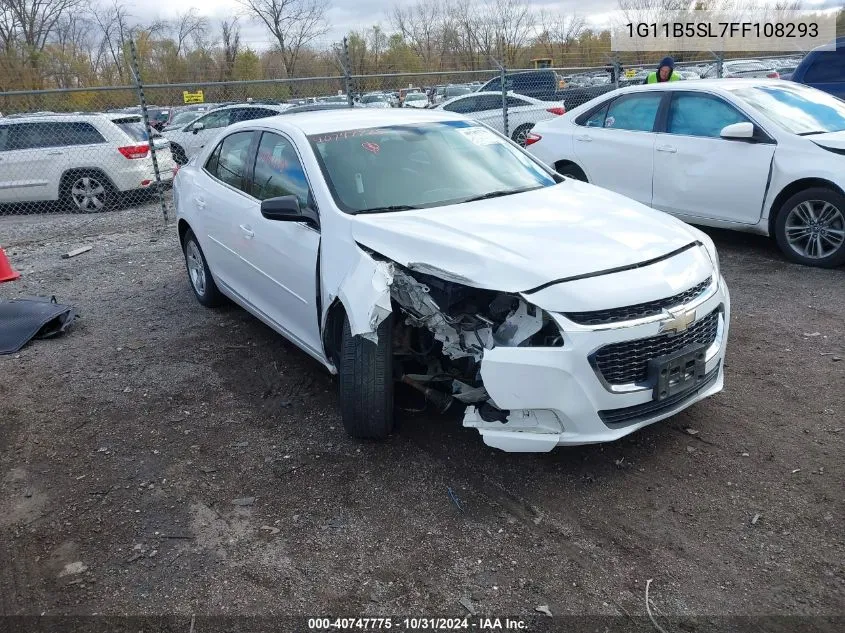 2015 Chevrolet Malibu Ls VIN: 1G11B5SL7FF108293 Lot: 40747775