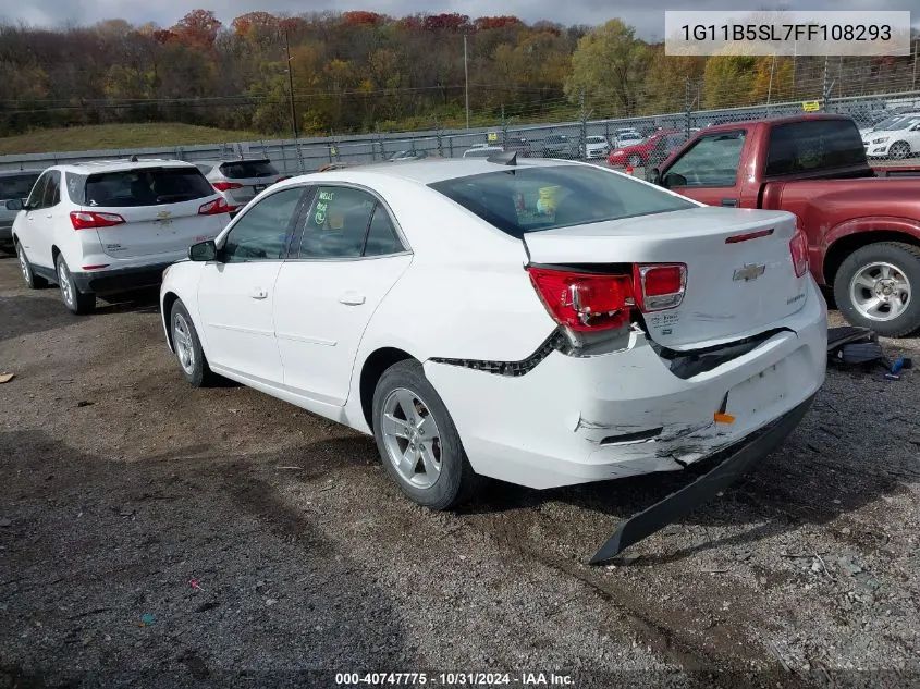 2015 Chevrolet Malibu Ls VIN: 1G11B5SL7FF108293 Lot: 40747775