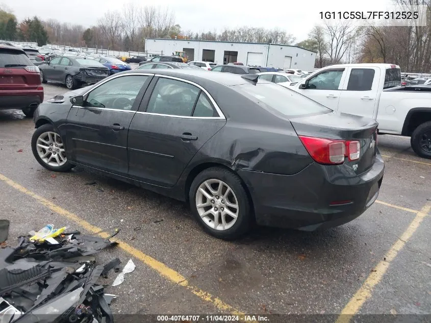 2015 Chevrolet Malibu 1Lt VIN: 1G11C5SL7FF312525 Lot: 40764707