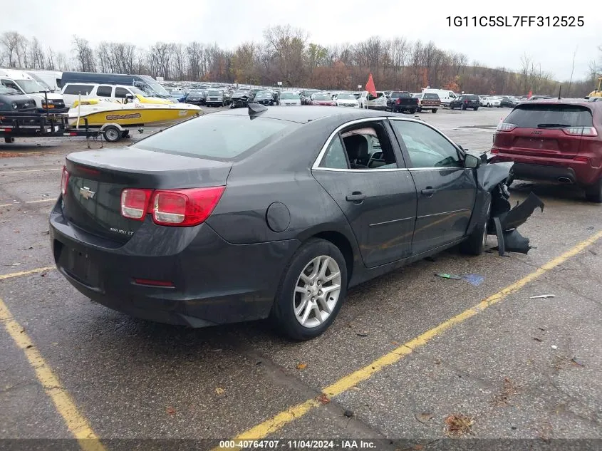 2015 Chevrolet Malibu 1Lt VIN: 1G11C5SL7FF312525 Lot: 40764707