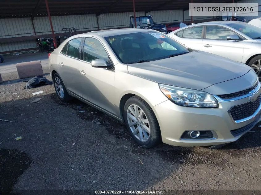 1G11D5SL3FF172616 2015 Chevrolet Malibu 2Lt