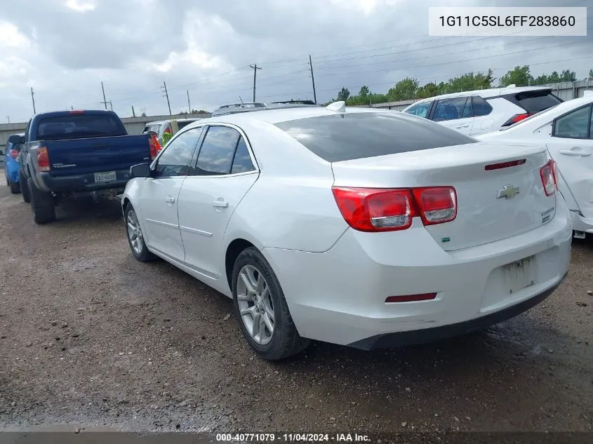 2015 Chevrolet Malibu 1Lt VIN: 1G11C5SL6FF283860 Lot: 40771079