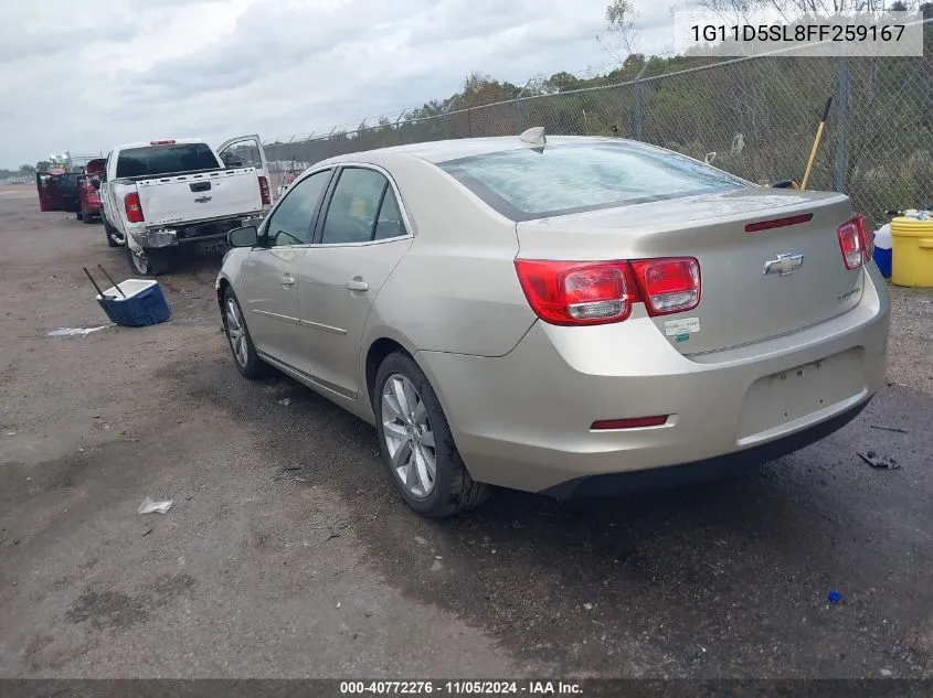 2015 Chevrolet Malibu 2Lt VIN: 1G11D5SL8FF259167 Lot: 40772276