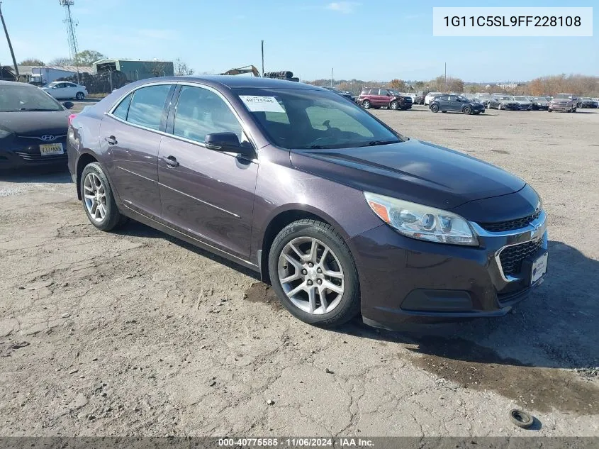 2015 Chevrolet Malibu 1Lt VIN: 1G11C5SL9FF228108 Lot: 40775585