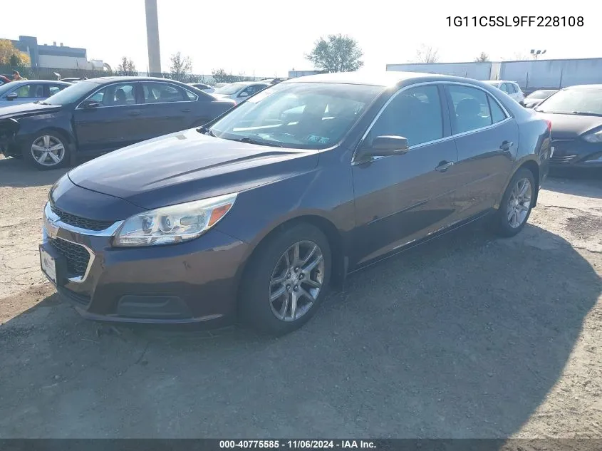 2015 Chevrolet Malibu 1Lt VIN: 1G11C5SL9FF228108 Lot: 40775585