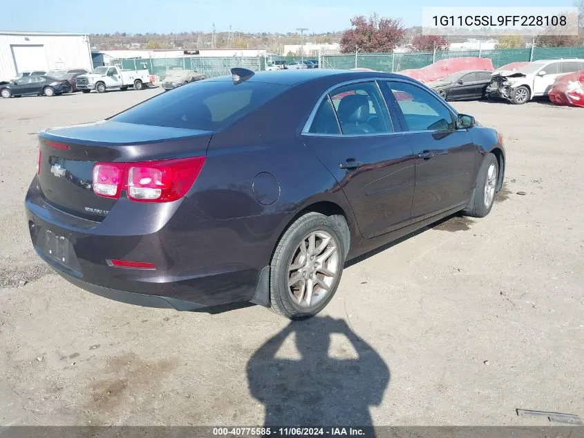 2015 Chevrolet Malibu 1Lt VIN: 1G11C5SL9FF228108 Lot: 40775585