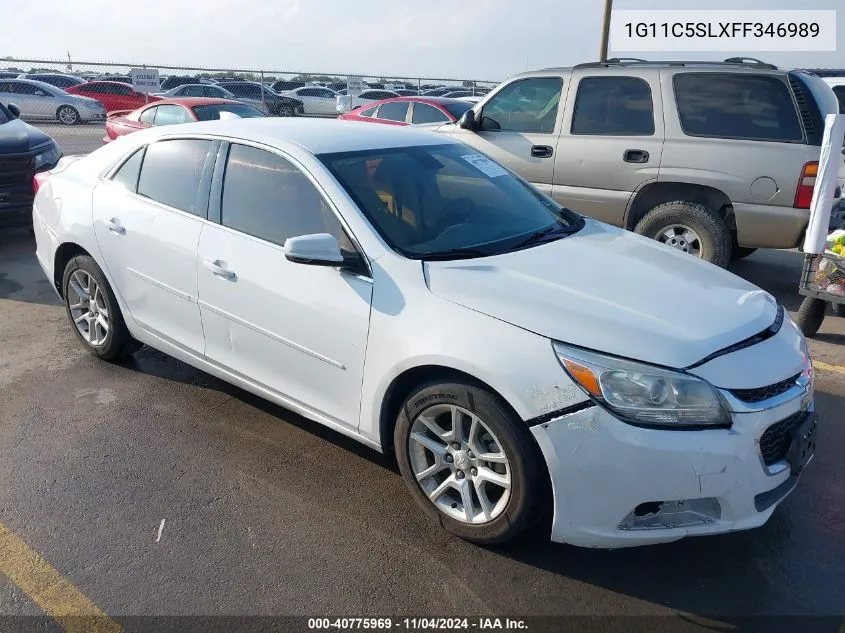 2015 Chevrolet Malibu 1Lt VIN: 1G11C5SLXFF346989 Lot: 40775969