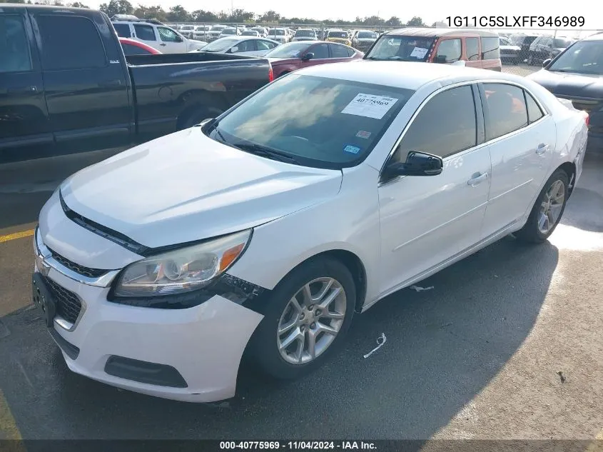 2015 Chevrolet Malibu 1Lt VIN: 1G11C5SLXFF346989 Lot: 40775969