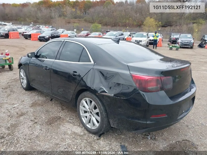 2015 Chevrolet Malibu 2Lt VIN: 1G11D5SLXFF192121 Lot: 40793249