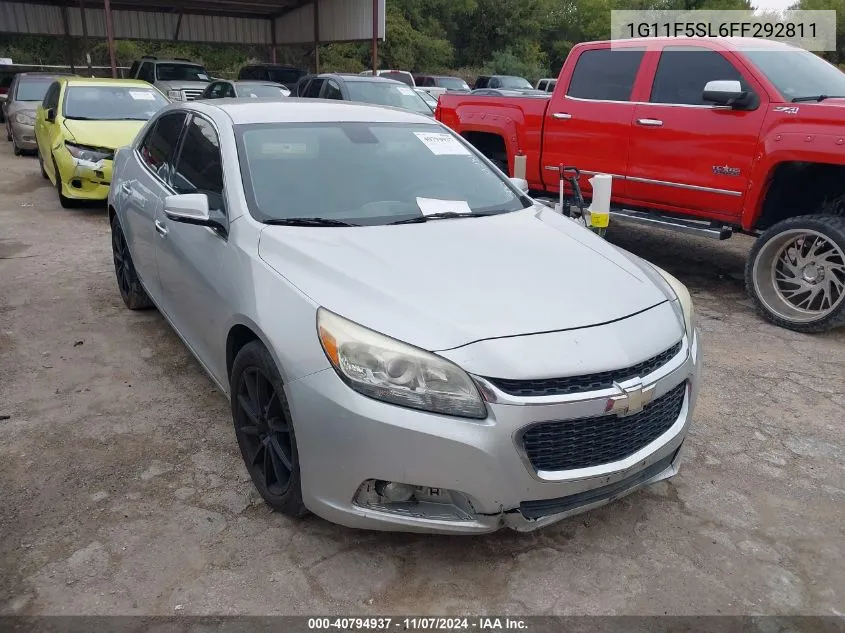 2015 Chevrolet Malibu 1Lz VIN: 1G11F5SL6FF292811 Lot: 40794937