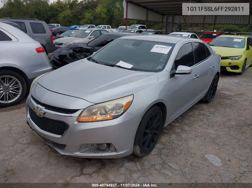 2015 Chevrolet Malibu 1Lz VIN: 1G11F5SL6FF292811 Lot: 40794937